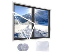 Window Insulation Film - Reusable Thermal Protection Layer, Weather Resistant Window Sealing Sheet, Durable Tape Roll Barrier, Multipurpose Film