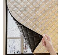 Window Insulation for Winter 23" 37" 34" 26" 64" Rollable Insulated Windows Curtain, Thick Cotton Filled Thermal Insulated Window Cover Waterproof Cold Air Blocker(110x150cm/44x60in)