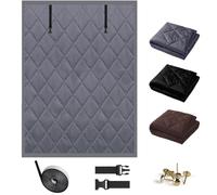 Window Insulation for Winter, Thermal Window Curtain Insulated, Heavy Duty Windows Insulation Kit with Fastener Reusable for Home Attic Rv Keep Warm All Types of Windows(Gray,W160xH160cm)