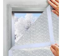 Window Insulation for Winters Thickened Windproof Bubble Film Thermal Insulated Window Cover Kit Windows Plastic for Winterizing Easy Indoor Installation(W 50 x H 160 cm)