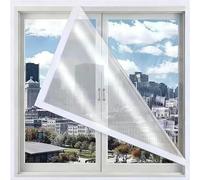 Window Insulation Kit, 1.0x1.2m Transparent Thermal Window Film, Keep Out Drafts and Help in Condensation, Draught Excluder Waterproof Dust Proof, for Winter Keep Cold Out(40x120cm)