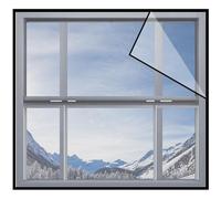 Window Insulation Kit Against Hot Indoor Shrink Film Transparent Keep Cold Out Storm Warm in Winter and Cool in Summer(200x210cm)