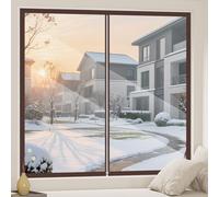 Window Insulation Kit for Winter,Film for Windows Against The Cold Keep Warm Thermal Seal Kit to Avoid Condensation Cold in Winters