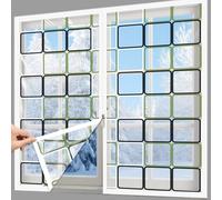 Window Insulation Kit for Winter Keep Cold Out,Windproof Window Thermal Film Winter Protection from Cold Windproof Warm Curtain,Dust Proof,Reusable