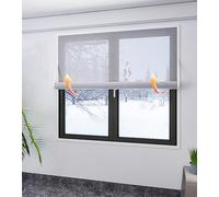 Window Insulation Kit for Winters Transparent Thermal Seal Kit to Avoid Condensation Cold in Winters Film Draught Excluder Stop Cold Condensation (120x160cm)
