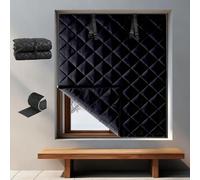 Window Insulation Kit for WinterThermal Black Cover for Bedroom Attic RV & geKeep Warm & Save Energy (55x71in / 140x180cm)