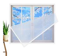 Window Insulation Kit,Heavy Duty Custom Size Window Insulation for Winter Keep Cold Out,Upgraded Thicken Window Plastic for winterizing with Zipper Easy to Open for Ventilation(90x120cm(36x47in))