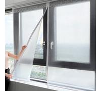Window Insulation Kit - Heavy Duty Window Insulation Film - Winter Protection from Cold Windproof Warm Curtain,for Balcony,Living Room,Bedroom,Reusable,Custom,Width x Height (170x150cm(67x59in))
