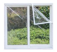 Window Insulation Kit, High-Definition Window Film Window Windshield Winter Windproof Tarpaulin for Various Windows120x180cm(47.2x70.8in) White