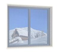 Window Insulation Kit Winter Windproof Thermal Foil 4.0 mm Thick Double Bubble Transparent Insulating Film for Kitchen, Bedroom, Air Conditioner Room(1x2 m)