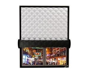 Window Insulation Kits Full Size, Sound Insulation Curtain,Thickness 7mm,Windproof Noise, Reusable Autumn and winter wrap, Width x Height(90 * 120cm)