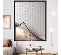 Window Insulation Kits, Keep Cold or Heat Out, Windproof Noise, Window Treatment Thermal Insulated, Reusable Window wrap fits Windows Air Conditioner Heater Room, Width x Height(Length) (100x120cm)