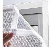 Window Insulation Kits,Keep Cold or Heat Out,Winter Windproof Thermal Curtains,Reusable Window Wrap Heat Cover,for Air Conditioner Heater Room,Customizable,90/95cm(90x190cm)
