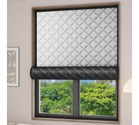 Window Insulation Kits, Thermal Insulated Door Cover to Keep Warm Draught Excluder Soundproofing Automatically, Reusable Window wrap fits Windows Air Conditioner Heater Room (90 * 120cm)