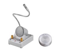 Window Intercom System - Dual-Way Noise-Free Microphone for Clear Communication in Banks, Offices, Restaurants, and Hotels