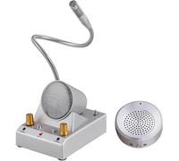 Window Intercom System, Microphone Speaker, Anti-Interference & Noise-Free, Ideal for Hospitals and Banks, Communication Solution