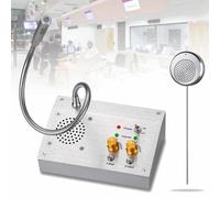 Window Intercom System with Independent Volume Control and Recording Function for Office, Travel Agency, Ticket Counter Communication