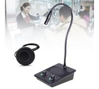 Window Intercom with Dual-Way Communication, Call Control, and Adjustable Volume for Business and Restaurant Use, Anti-Interference