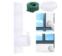 Window Kit for Portable Air Conditioner, Waterproof Canvas Set for AC | Flexible Energy Saving Accessory for Home
