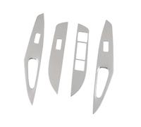 Window lift button sticke For Corolla 2019-2023 Stainless Steel Door Armrest Panel Window Switch Lift Button Cover Trim