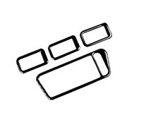 Window Lift Control Panel Sticker Car Interior Accessories for VW for Golf 7 GTI Mk7 2013 2014 2015 2016 2017 POMPOMPUR(RHD Black)