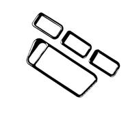 Window Lift Control Panel Sticker Car Interior Accessories for VW for Golf 7 GTI Mk7 2013 2014 2015 2016 2017 POMPOMPUR(LHD Black)