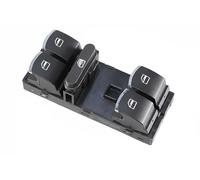 Window lift switch Driver side chrome/black 09161056 METZGER for VW PASSAT B7