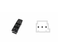Window lift switch Driver side CWR76039AS CASCO for MERCEDES-BENZ M-CLASS GLE