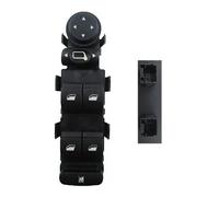 Window lift switch Left Front black 26021 MEAT & DORIA for CITROËN C4 I