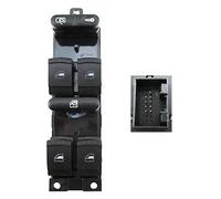 Window lift switch Left Front black 26345 MEAT & DORIA for SKODA OCTAVIA I