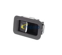 Window lift switch Passenger Side chrome/black V10-73-0439 VEMO for VW GOLF VII