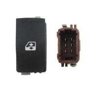 Window lift switch Right Front black 26103 MEAT & DORIA for RENAULT