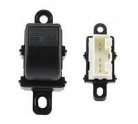 Window lift switch Right Front black 26510 MEAT & DORIA for MAZDA 626 Mk V DEMIO
