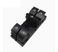 Window Lifter Control Switch Compatible With For Jetta For Golf MK5 For Passat B6 For Tiguan 2003-2009 Power Window For Master Switch Control Button 5ND959857(NO Chrome)