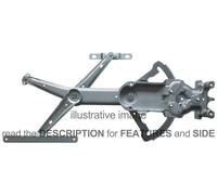 Window Lifter Opel Corsa C 12/'00-'08/'06 Mechanism Front 3 Doors Right Side