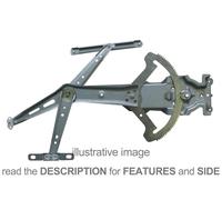 Window Lifter Opel Meriva 03/'03-05/'10 Mechanism Front 5 Doors Right Side