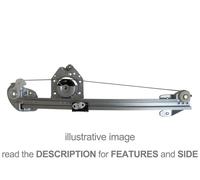 Window Lifter Opel Meriva 03/'03-05/'10 Mechanism Rear 5 Doors Left Side
