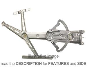 Window Lifter Opel Zafira 01/'99-05/'05 Mechanism Front 5 Doors Right Side