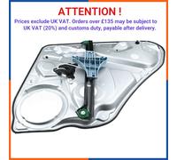 Window lifter rear left for SKODA | 00SKV653, 3B5839461APRM, 8D0837461PRM