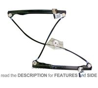 Window Lifter Seat Toledo 04/'99-11/'04 Mechanism Front 5 Doors Left Side