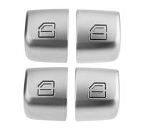 Window Lifter Switch For Benz W205 W253 W213 C E For GLC Class Car Master Window Switch Button Cover Door Glass Control Key Cap Switch Button(4piece)