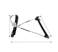 Window Lifters for BMW 1 Series E81 E82 E88 2004-2013 Replace Without Motor Window Lever Front Window Regulator Power Window Lifters(1pc Left)