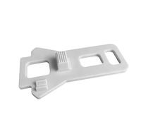Window Limiter - Anti Slide Safety Clamp, Fixed Gap Ventilation Stopper, Adjustable Vertical Slider Lock, Regulates Glass Opening Width, Automotive Security Gear, Small Universal Fit Black