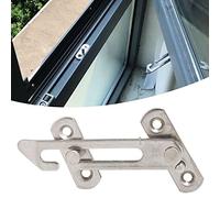 Window Limiter, Stainless Steel Casement Window Limiter Stopper Multi-Turn Powerful Springs Opening Angle 65 Degree Sliding Window Child Safety Lock Window Limit Hardware Accessories