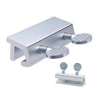Window Lock - 0.98 Inches Stainless Steel Single Hole Sliding Stopper, Child Safety Clamp Device, Adjustable Security System with Gap Control Design | Use Home Office Protection Application