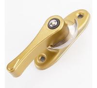 Window Lock for Windows & Doors - Zinc Alloy Adjustable Sash Latch 360° Rotatable Security Restrictor Fits PVC/Aluminum Frames