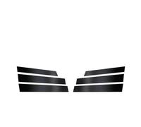 Window Locking Gasket For CR-V 2007-2011 Black Door Window Pillar Post Piano Cover Trim 6Pcs