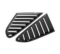 Window Louver Bright Black ABS Side Window Scoop Cover Trim for A5 2008~2016, Air Vent Louver with Strong Adhesion, Perfect Fit for 4 - Door Models