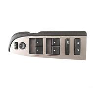 Window Master Switch Bezel Compatible with For Silverado and For GMC For Sierra 2010 2013 1500 3500, Direct Replacement Part, Plastic Material