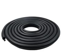 Window Molding Trim Seal Belt Car Door Guard Protector Strips U Type Double-layers Sealing Strip Soundproof Anti-collision Auto Seals Moulding Trim Seal Belt(5M)